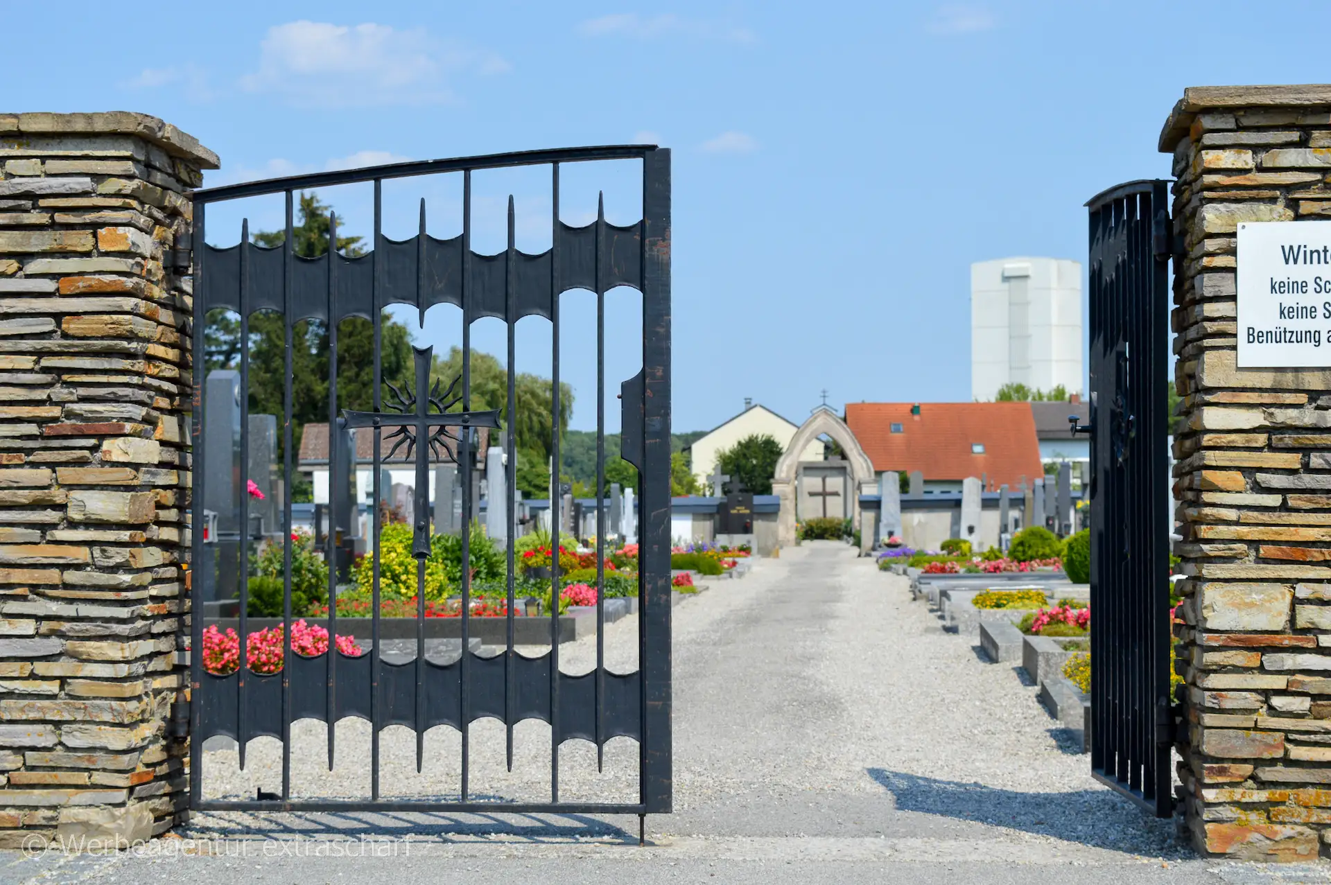 Friedhof Pöchlarn - Außenansicht